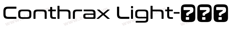 Conthrax Light字体转换 Conthrax Light字体转换